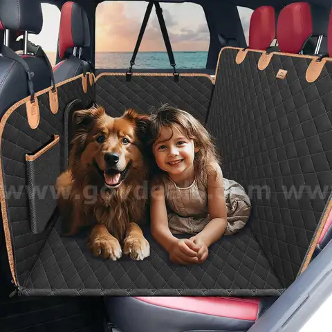 Brand New - Back Seat Extender for Dogs Cats,Car Seat Cover with Hard Support, Black- Shipping Available