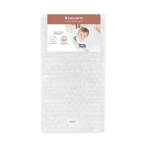 Brand New - Babyletto Pure Core Mini Crib Mattress, Hybrid Waterproof Cover, Lightweight - Shipping Available