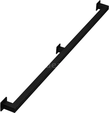 Brand New - 7ft Staircase Handrail for Indoor Stairs, Modern Hand Railings Grab Bar Kit, Black - Shipping Available