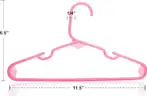 Brand New - 15 PCS - Kids Plastic Hangers, Pink - Shipping Available
