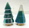 Brand New - 8PCS - Glass Oil Slick Christmas Trees - Shipping Available