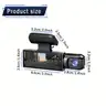 Brand New - 1080P Dual Dash Cam - Front+Inside Camera w/ IR Night Vision - Shipping Available