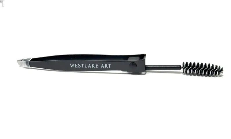 Brand New - Lot of 24 Westlake Art Double Sided Eyebrow Eyelash Tweezers - Black- Shipping Available