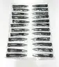 Brand New - Lot of 24 Westlake Art Double Sided Eyebrow Eyelash Tweezers - Black- Shipping Available