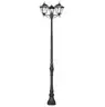 Brand New - Solar Lamp Post Light, Tall 128" Triple Heads Dusk to Dawn Outdoor Waterproof - Shipping Available