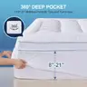Brand New - Memory Foam Queen Mattress Topper, 4 Inch Dual Layer Mattress Pad - Shipping Available