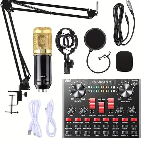Brand New - Podcast Broadcasting and Live Streaming Audio Equipment Bundle - Shipping Available