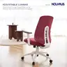 Brand New - Ergonomic Mesh Office Chair, Burgundy - Shipping Available
