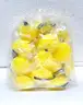 Brand New - Lot of 25 Soft Honeycomb Shower Puffs, Yellow  - Shipping Available
