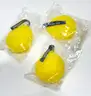 Brand New - Lot of 25 Soft Honeycomb Shower Puffs, Yellow  - Shipping Available