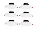 Brand New - 6-Pack - Box on Top Integrated LED 6 in Round Canless Recessed Light, Soft White - Shipping Available