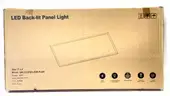 Brand New - 2 PACK - 2'x4' Back-lit LED Flat Panel - 50W,  6,250 Lumens,120-277V, White - Shipping Available