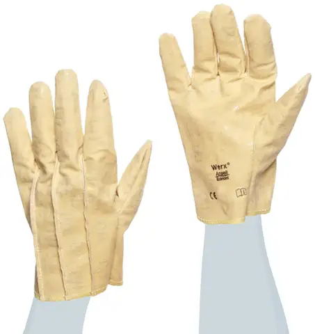 Brand New - 12 Pairs - Werx 51-151 Vinyl Impregnated Glove, Size 9 - Shipping Available