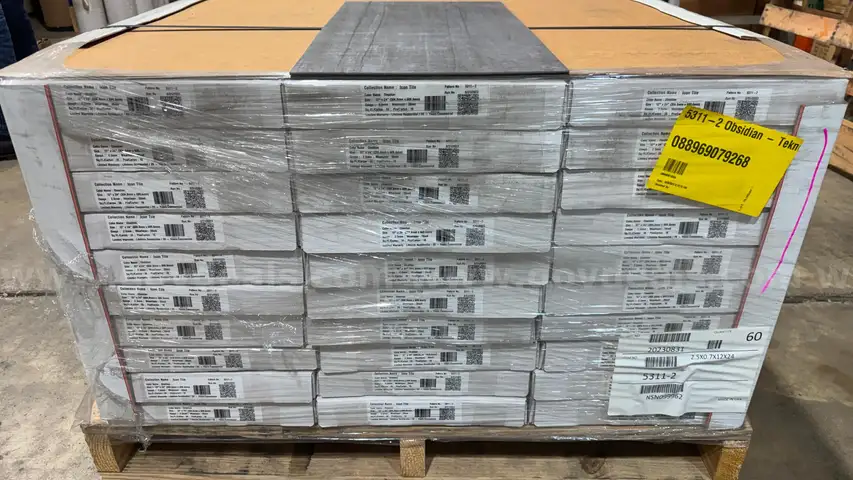 Brand New - Teknoflor HPD 5301-9 Obsidian Vinyl Tile 2160 sq. ft.