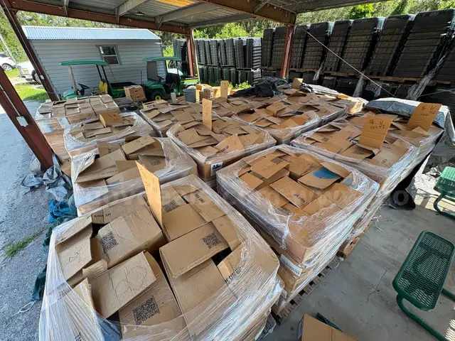 LOT of (16) Pallets of Used Water Meters, approx. 7700 units