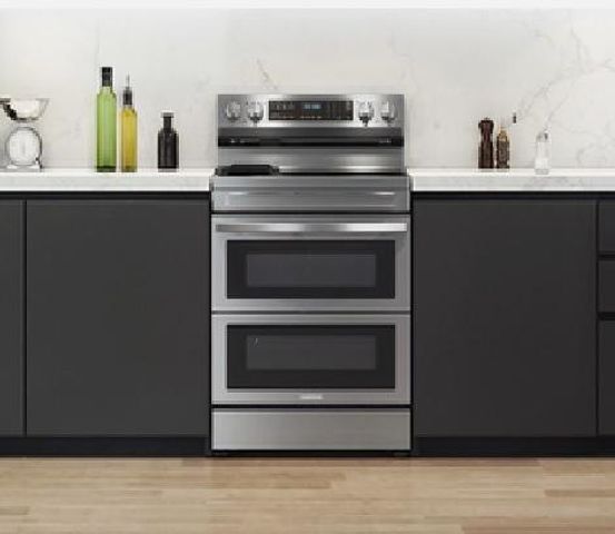 Samsung 30-in Glass Top 5 Burners 3.4-cu ft / 2.7-cu ft Self-cleaning ...