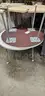 tables, chairs, and carts