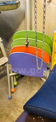 tables, chairs, and carts