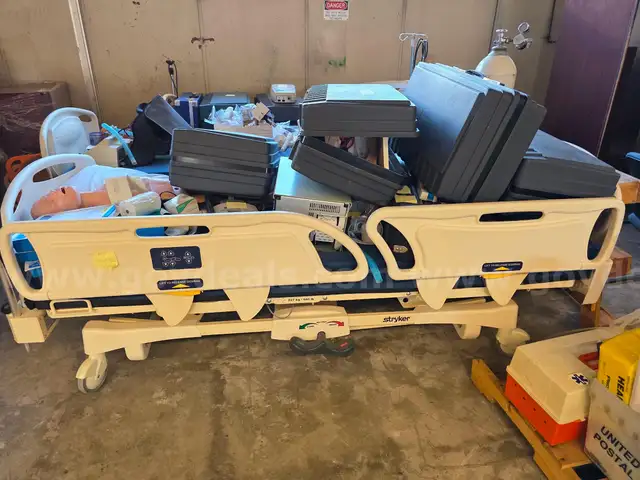 hospital bed and equipment