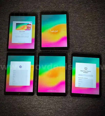 Lot of 15 Apple iPads 8th Gen – Various Storage – Space Gray – Wi-Fi – Used