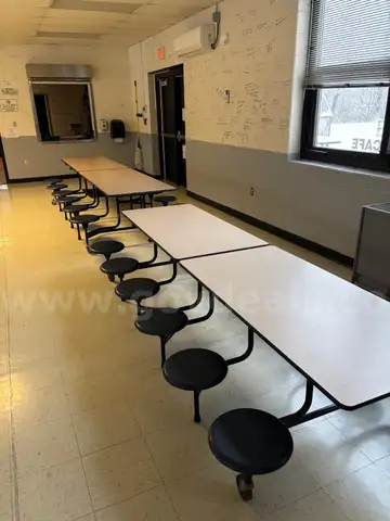 Folding Cafeteria Table - Seats 12 - Shorter Height