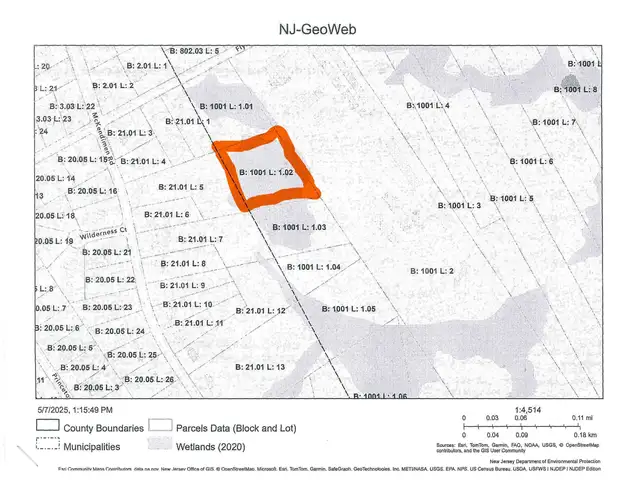 Block 1001, Lot 1.02 Tabernacle, NJ 08088