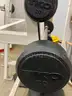 Rack with 9 Barbells