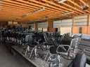 2 Collins Hydraulic Styling Chairs (Black)