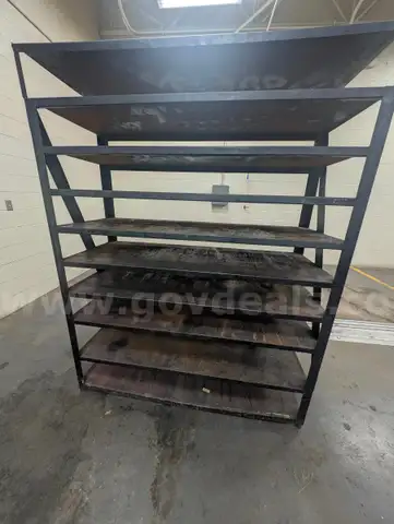 7&#x27; x 4&#x27; Complete Metal Shelving Unit