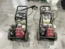 2 POWERBOSS USED PRESSURE WASHERS 3000 PSI WITH HONDA ENGINES