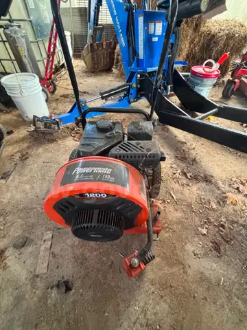 Powermate walk behind blower