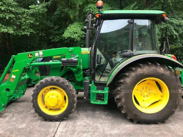 55 Hp John Deere tractor with Attachments | AllSurplus