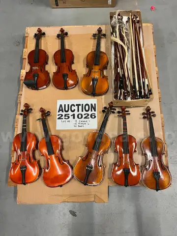 2-Cello&#x27;s and 14 Violins and 35 Bows