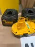 Dewalt Battery Powered Vacuums and Drills, 2 traditional Drills w/plugs, misc. batteries