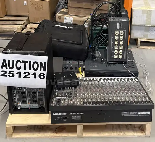 Assorted Sound Board Equipment