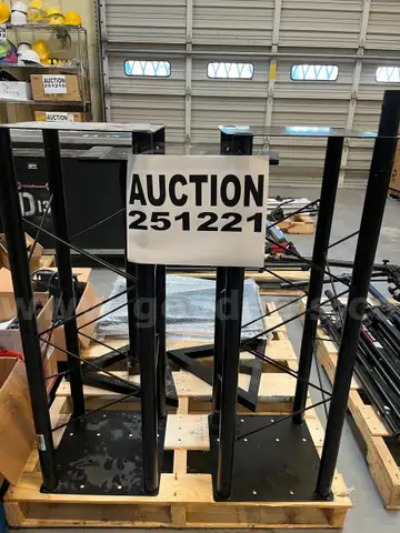 LOT OF 6 STANDS (VARIOUS MANUFACTURERS SEE PICTURES)