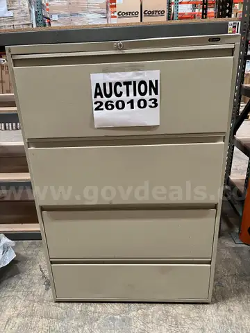 4 Drawer Lateral File Cabinet