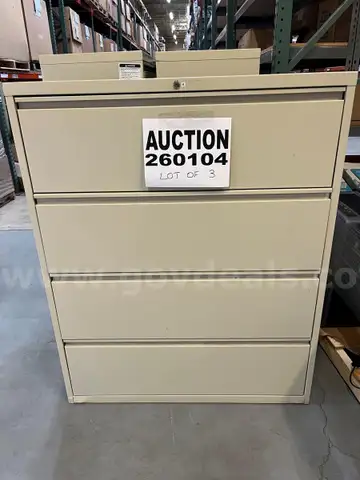 Lateral File Cabinets Lot of 3