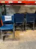 BLUE CHAIRS LOT OF 27