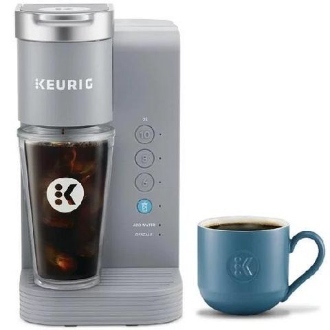 Keurig K-Iced Essentials Gray Iced and Hot Single-Serve K-Cup Pod ...