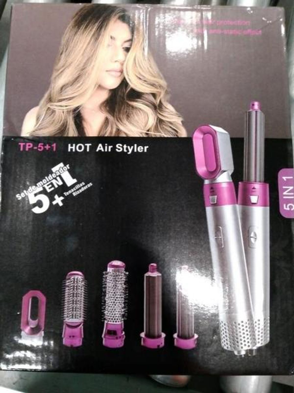 Airstyle PRO Model 5-in-1 Hairstyler, Hair Curling Styler with Heat ...