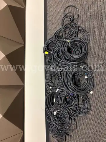 Massive lot of 17 power cords, cables & wire ranging from Type S 600 volts to Type SJ-FT2 300 volt and many more