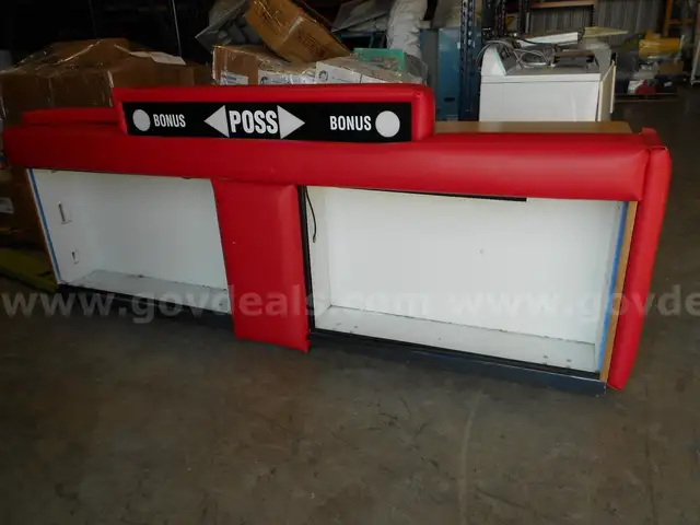 Red Lighted Game Table