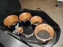 Pearl Marching Tenor Drums &#x26; Case