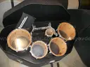 Pearl Marching Tenor Drums &#x26; Case