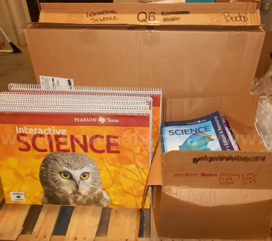 elementary science and math books (1 pallet)