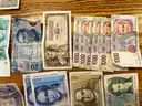 Foreign paper currency