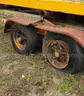 20-ft x 7.5-ft flatbed equipment trailer and set of 6x6 posts