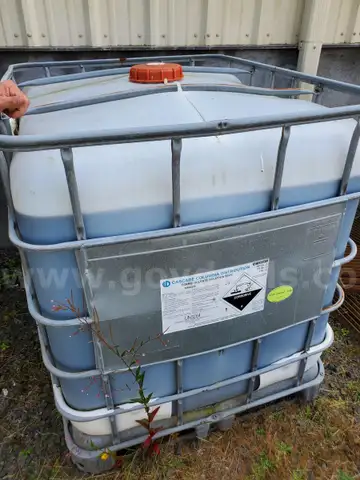 Approximately 200+ gallons of Ferric Sulfate Solution 60% and containment tote