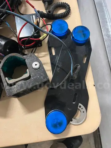police vehicle item lot